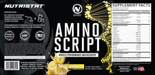 NUTRISTAT AMINO SCRIPT-Lemonade