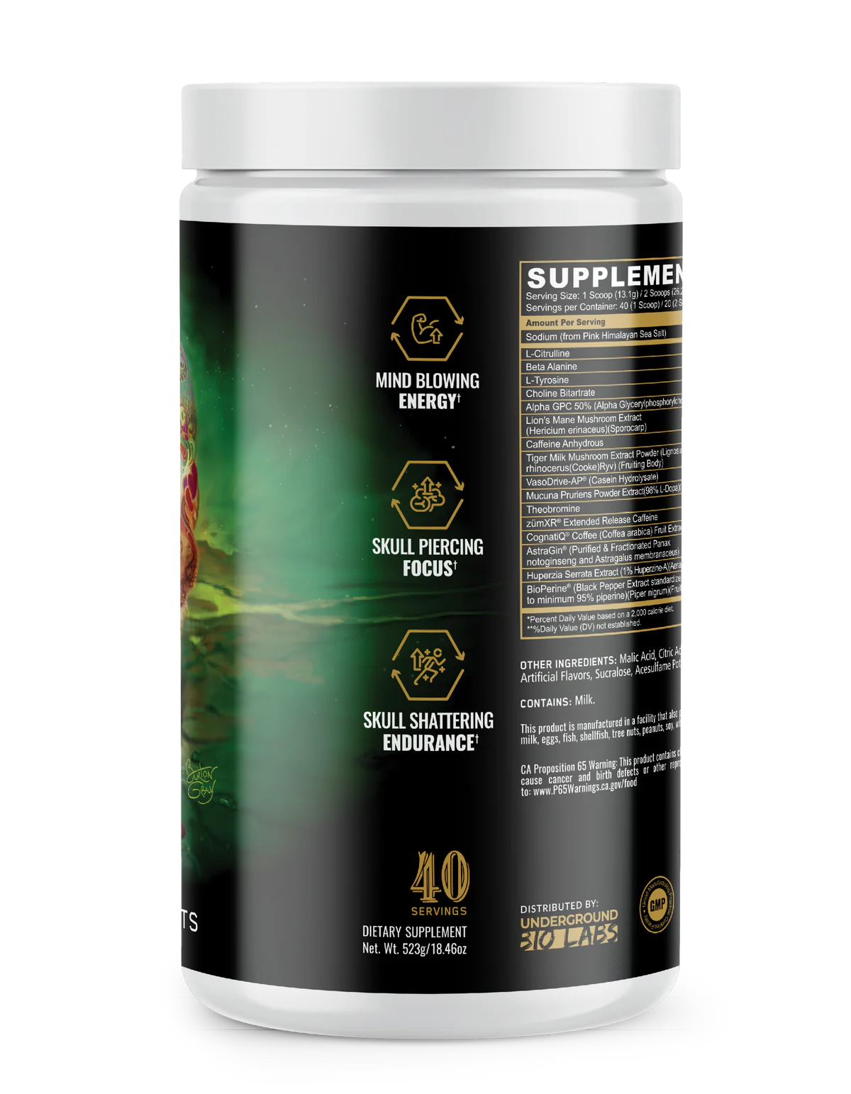 Panda Supps
Skull - Limited Edition Pre-Workout (Skull Candy)