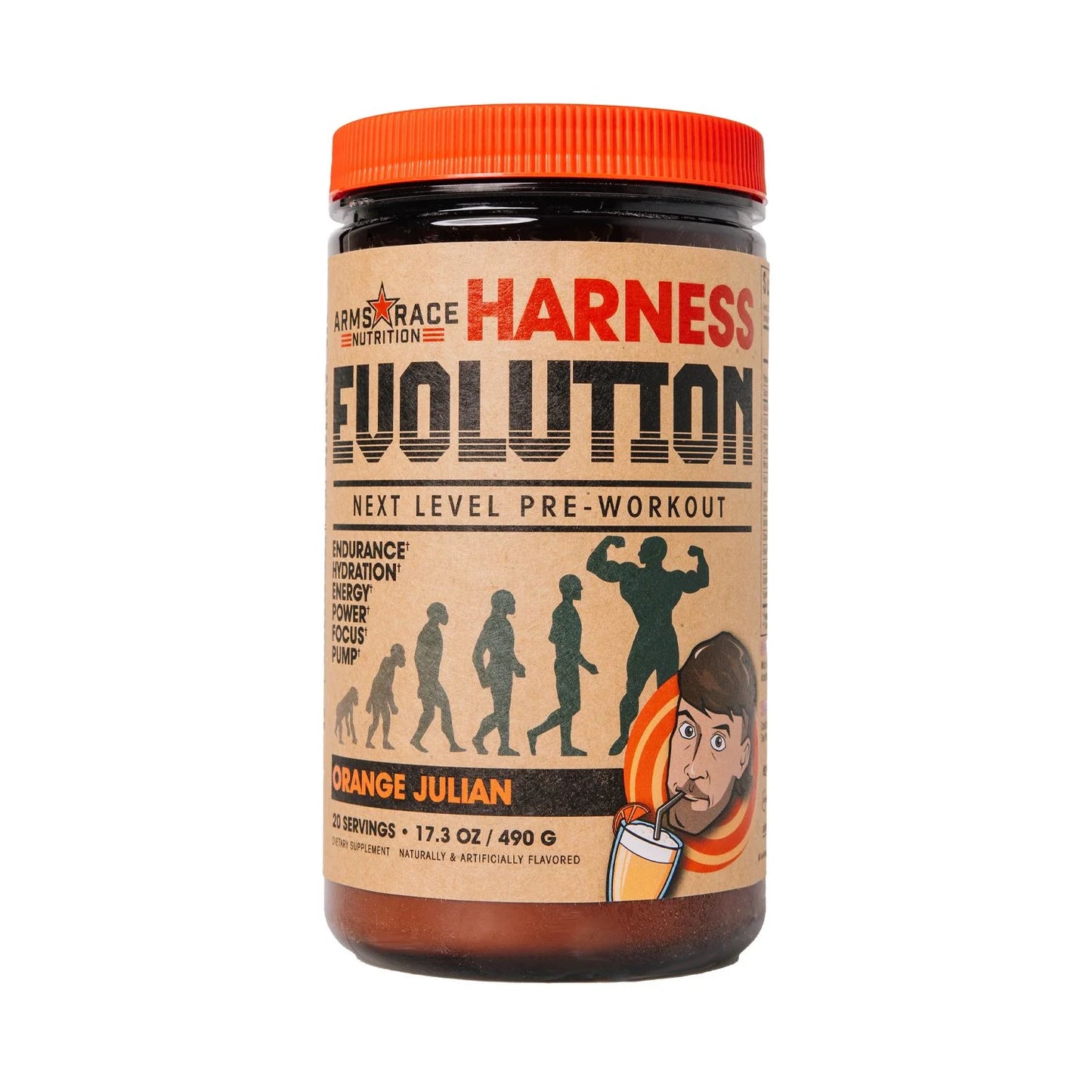 Arms Race Nutrition Harness Evolution-Orange Julias