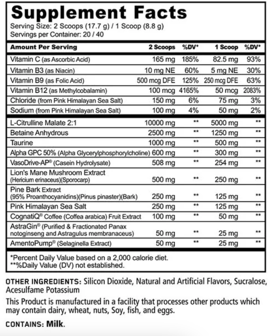 PANDA SUPPS PUMP-Rainbow Dragonfruit