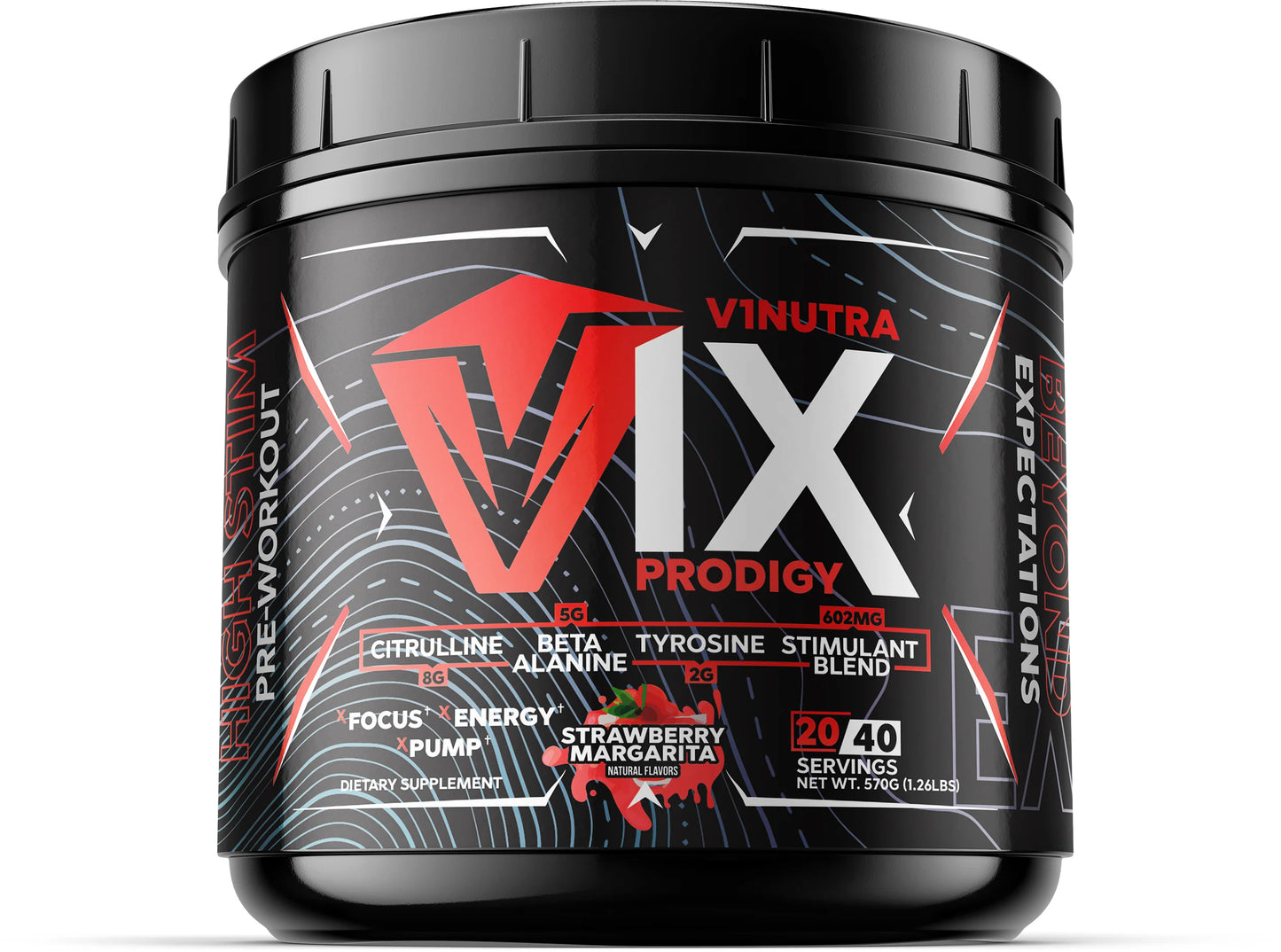V1NUTRA V1X PRODIGY-Strawberry Margarita