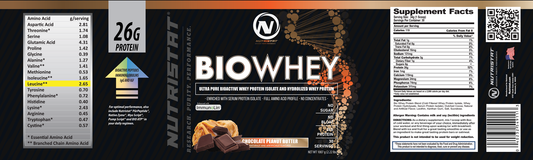 NUTRISTAT BIO WHEY- Chocolate Peanut Butter 2lb