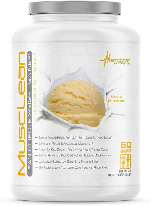 Metabolic Nutrition Musclean-Vanilla Milkshake 5lb