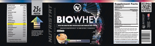 NUTRISTAT BIO WHEY-Blueberry Muffin 5lb