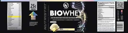 NUTRISTAT BIO WHEY-Vanilla 5lb