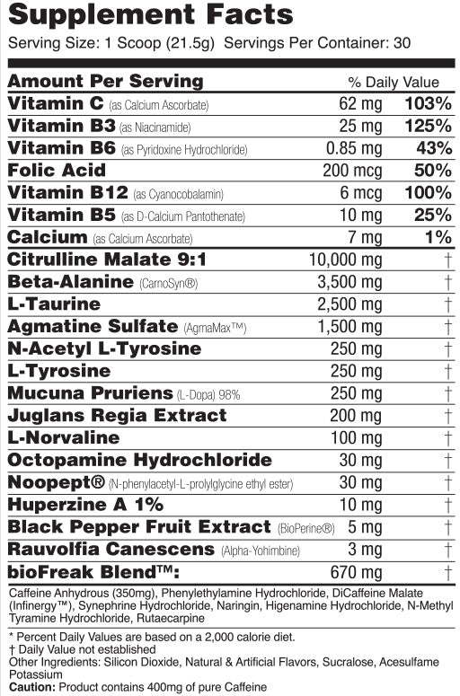 Global Formulas SuperBio FreakOMG-Peach Mango