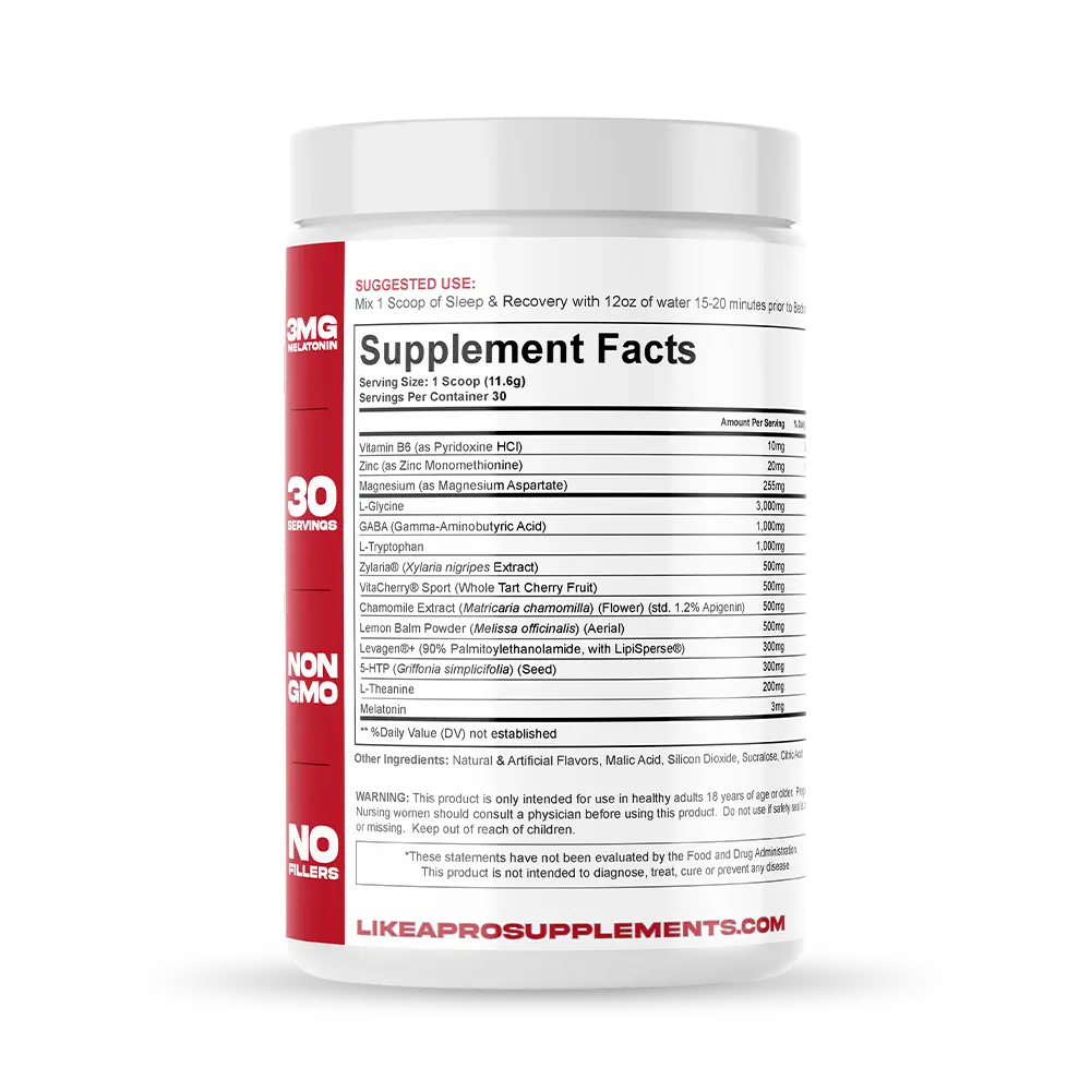 LIKE A PRO SLEEP+RECOVERY-Cherry Vanilla