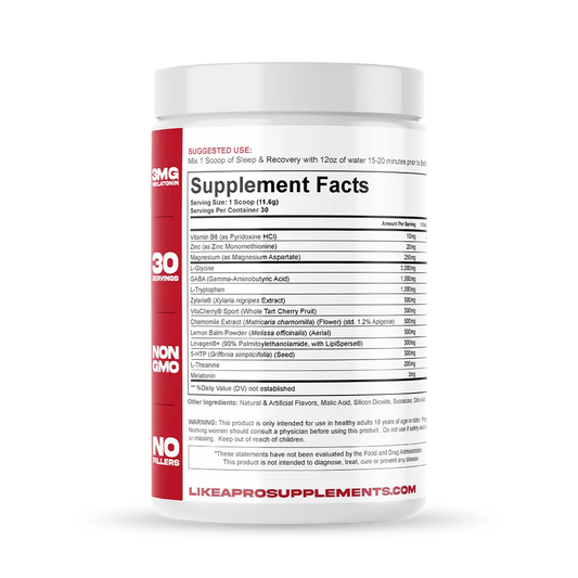 LIKE A PRO SLEEP+RECOVERY-Cherry Vanilla