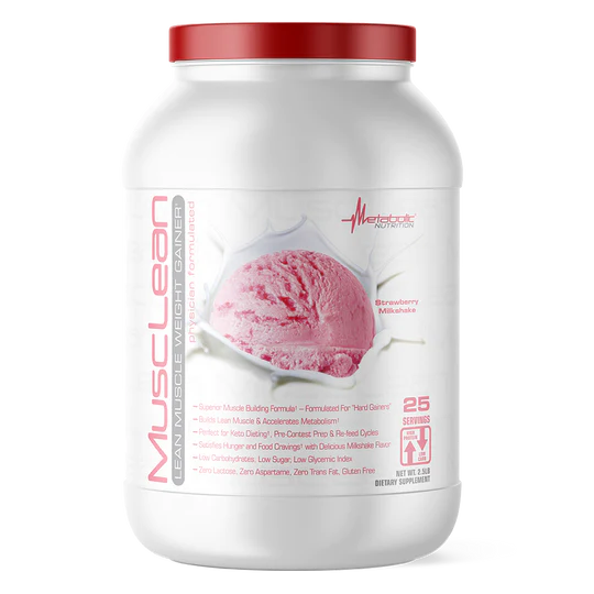 Metabolic Nutrition Musclean-Strawberry Milkshake 2.5lb