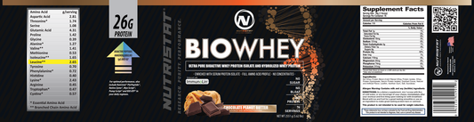 NUTRISTAT BIO WHEY- Chocolate Peanut Butter 5lb