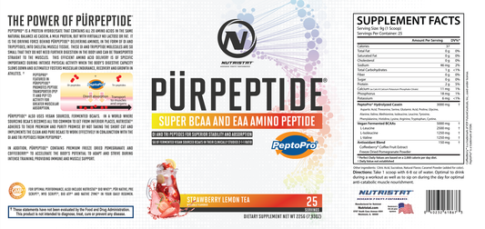 NUTRISTAT PUR PEPTIDE-Strawberry Lemon Tea