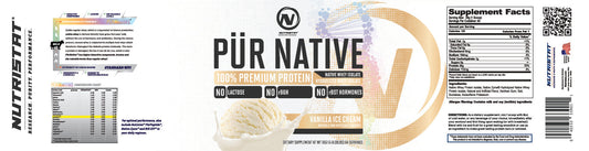 NUTRISTAT PUR NATIVE-Vanilla Ice Cream 5lb