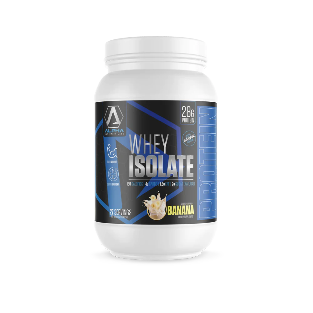 ALPHA NUTRITION ISOLATE-Banana 2lb