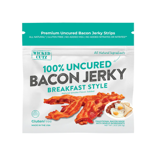 WICKED CUTZ BACON JERKY-Breakfast Style