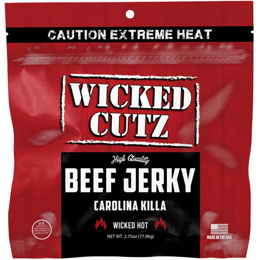 WICKED CUTZ BEEF JERKY-Carolina Killa