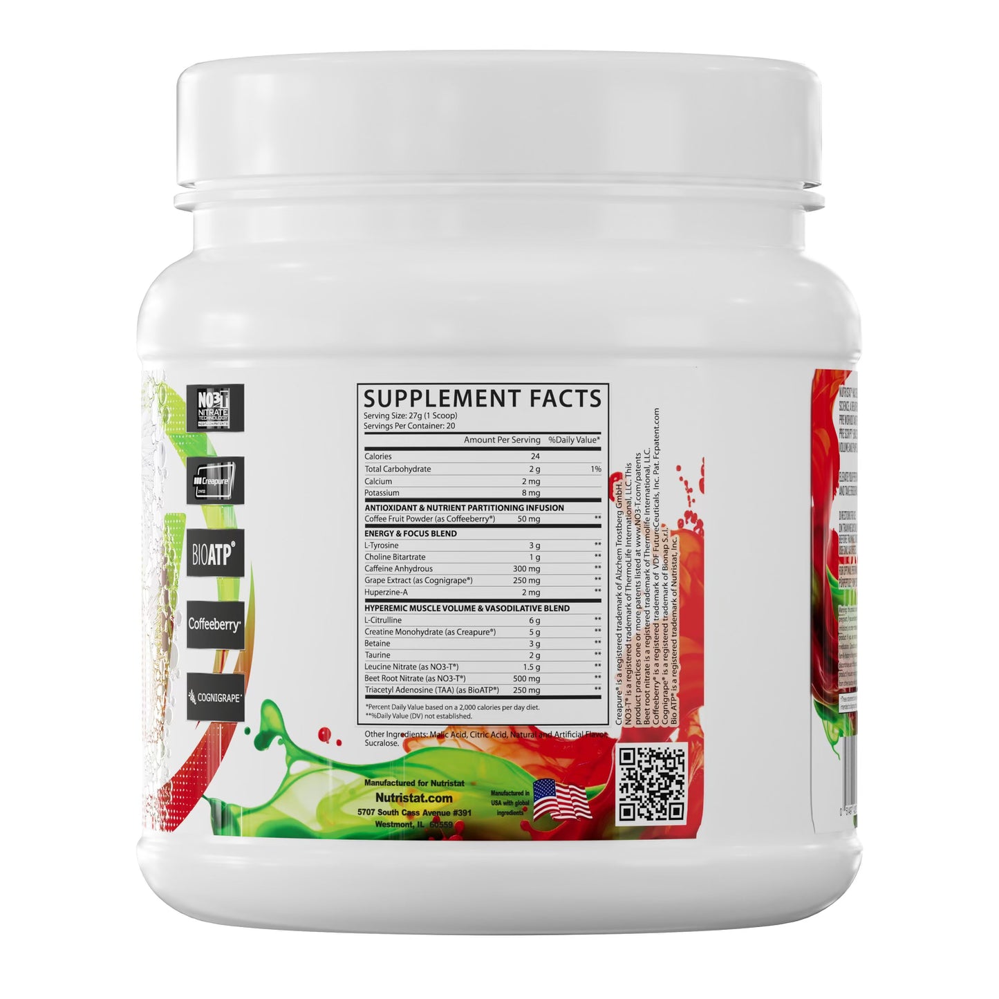 NUTRISTAT PRE SCRIPT-Cherry Lime Slushy