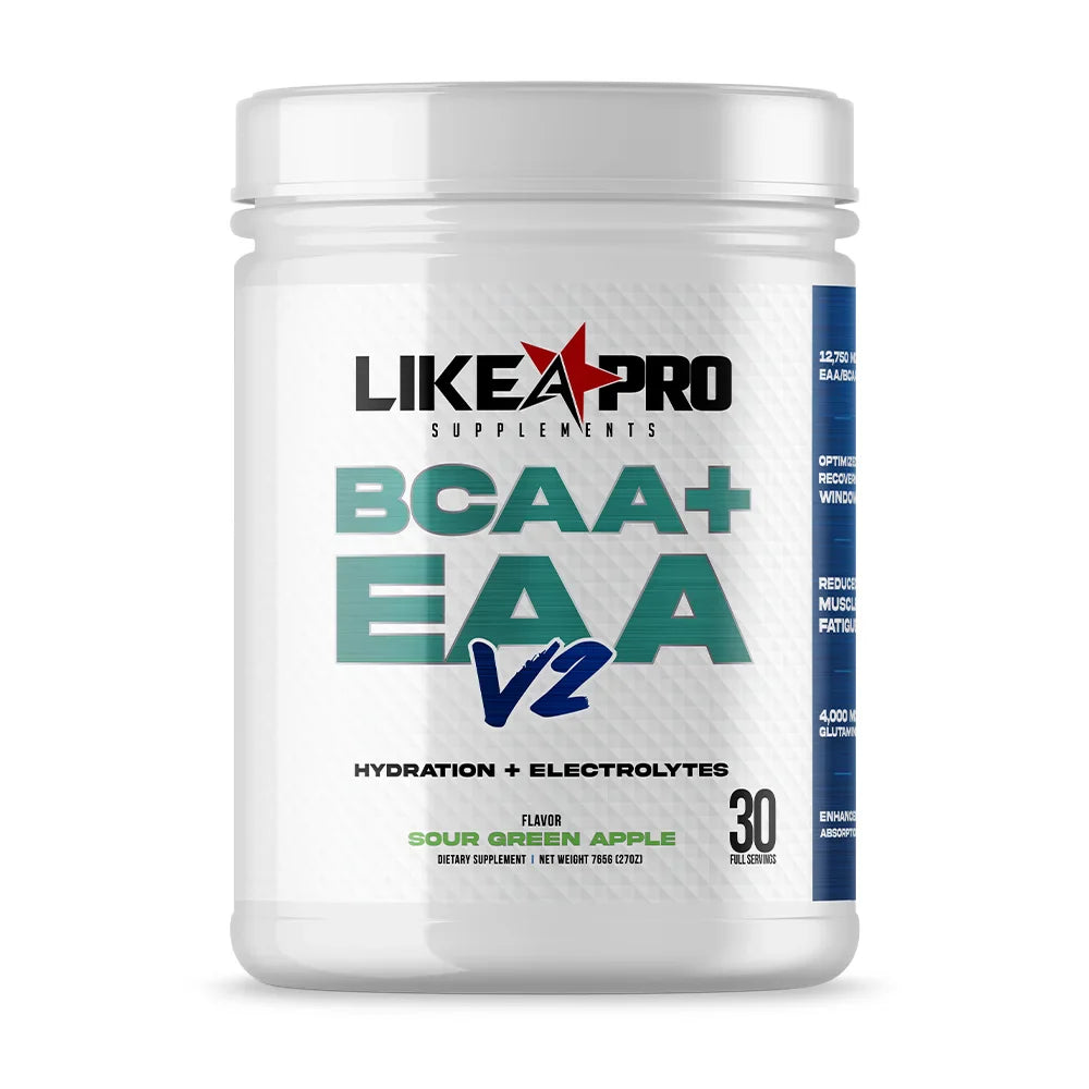 LIKE A PRO BCAA+EAA V2- Sour Green Apple