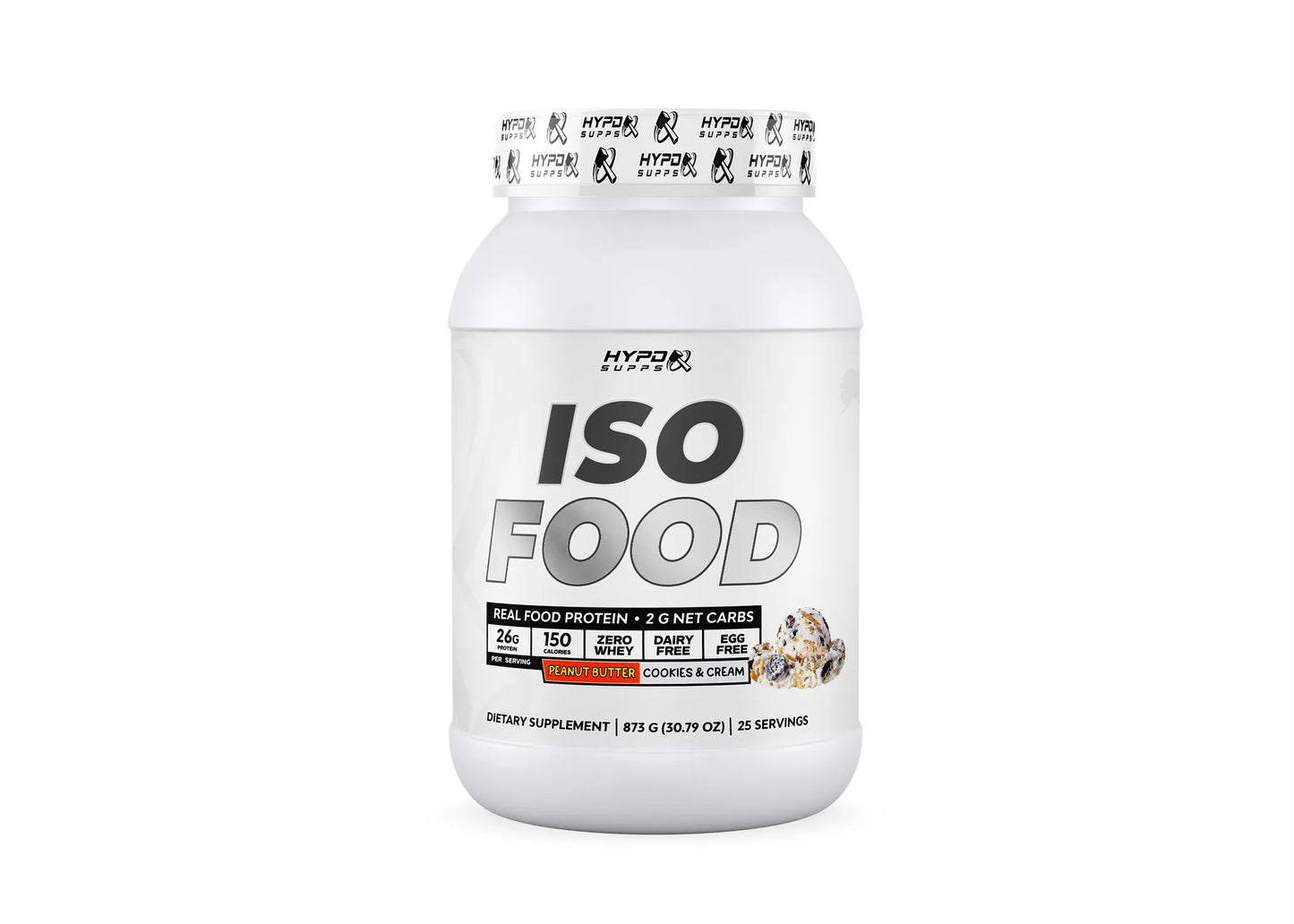 HYPD SUPPS ISO FOOD-Peanut Butter Cookies & Cream