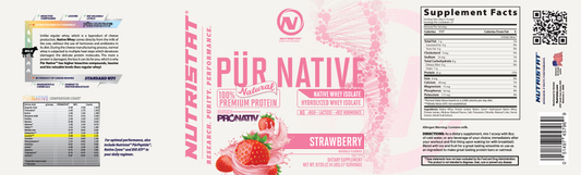 NUTRISTAT PUR NATIVE NATURAL-Strawberry 2lb