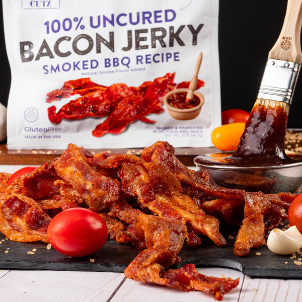 WICKED CUTZ BACON JERKY-SMOKED BBQ