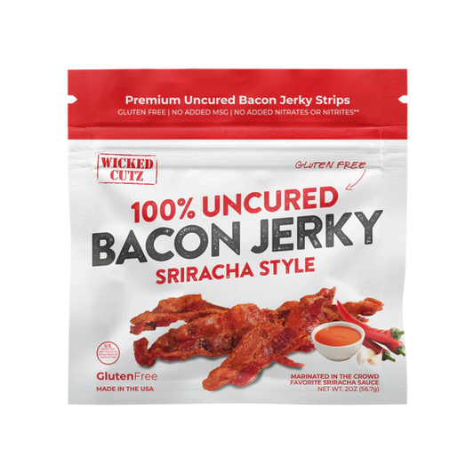 WICKED CUTZ BACON JERKY-Sriracha