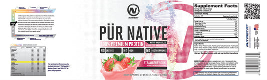 NUTRISTAT PUR NATIVE-Strawberry Silk 2lb