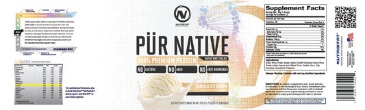 NUTRISTAT PUR NATIVE-Vanilla Ice Cream 2lb
