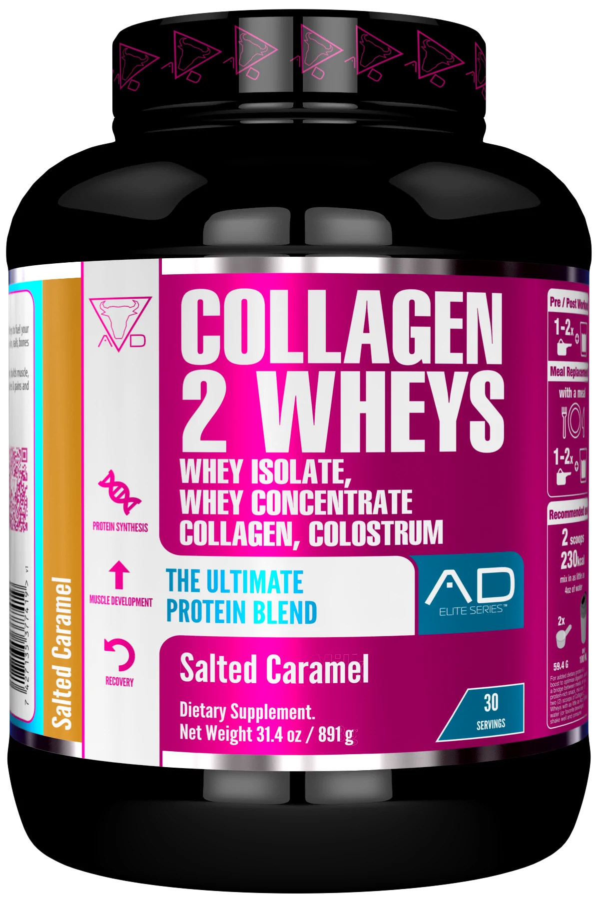 PROJECT AD COLLAGEN 2 WHEY-Salted Caramel
