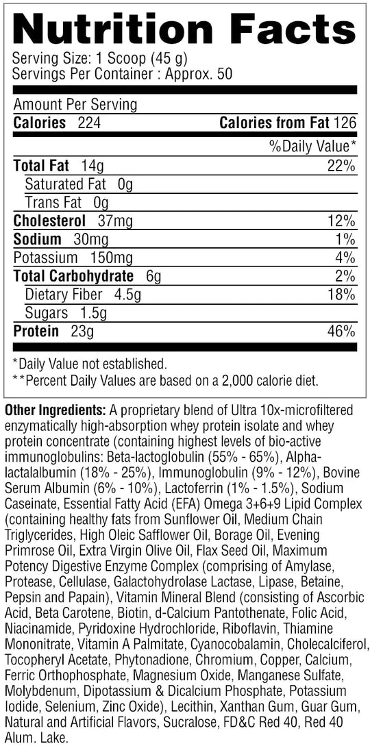 Metabolic Nutrition Musclean-Vanilla Milkshake 5lb