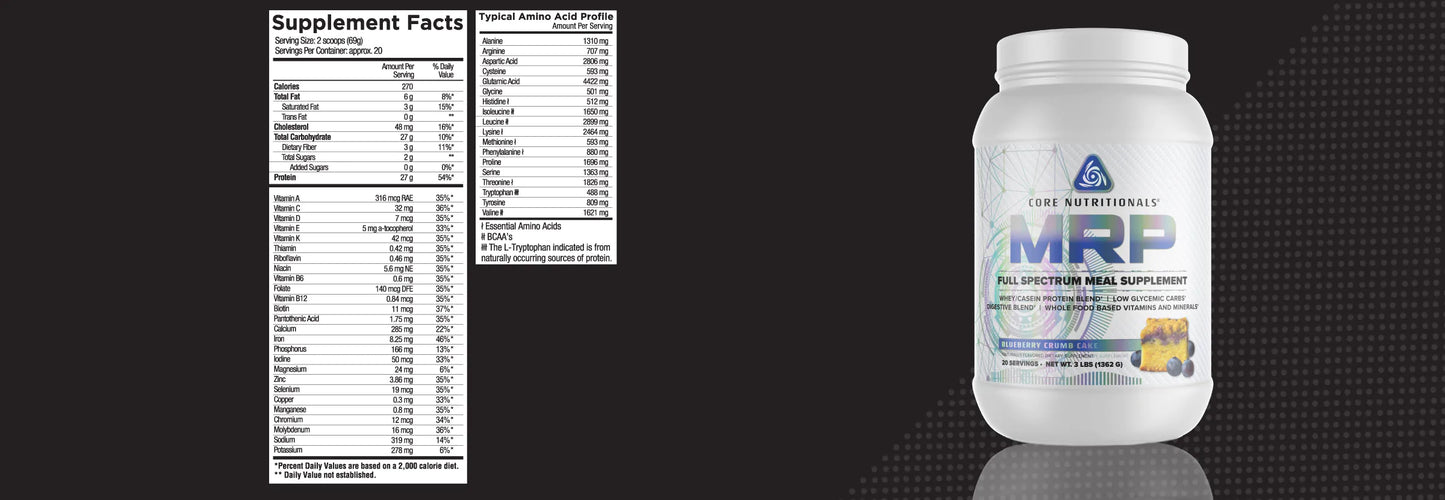 Core Nutritionals MRP-Blueberry Muffin